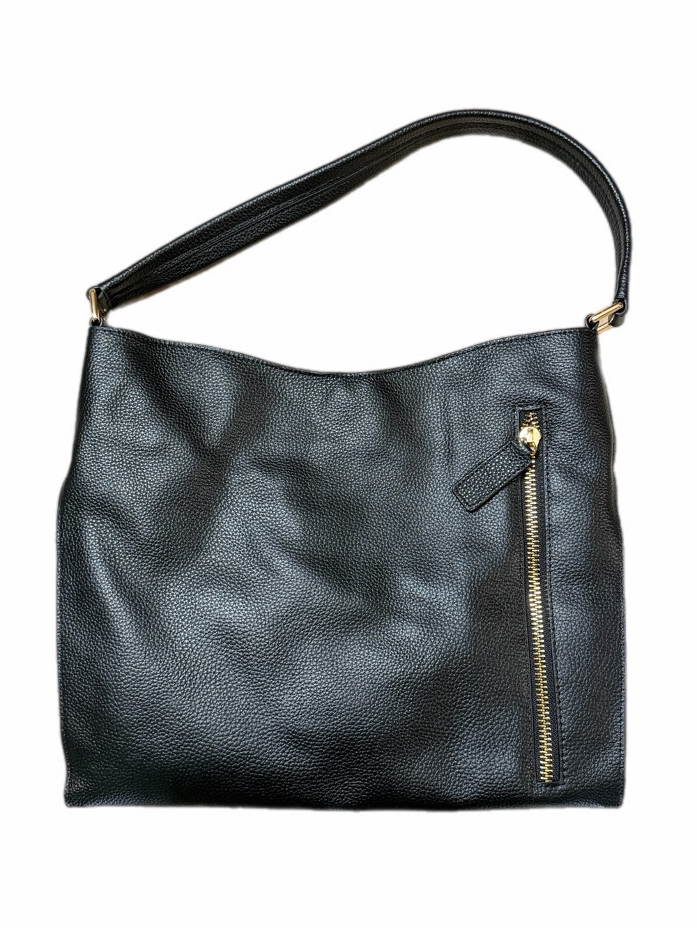 Tote Le Monde NWOT Florence Slouch Shoulder Bag Black - Picture 3 of 8